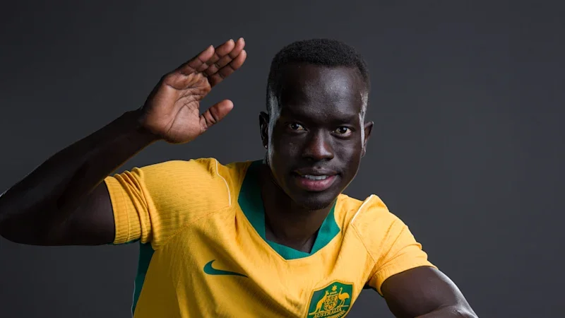 With fast feet and a beaming smile, this Socceroos star just became a face of the A-Leagues