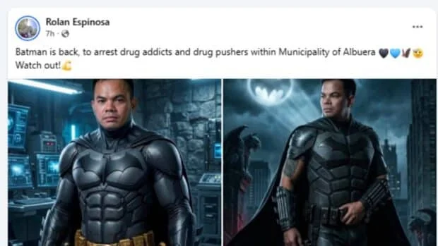 Kerwin Espinosa poses as Batman on 10th year since father's surrender