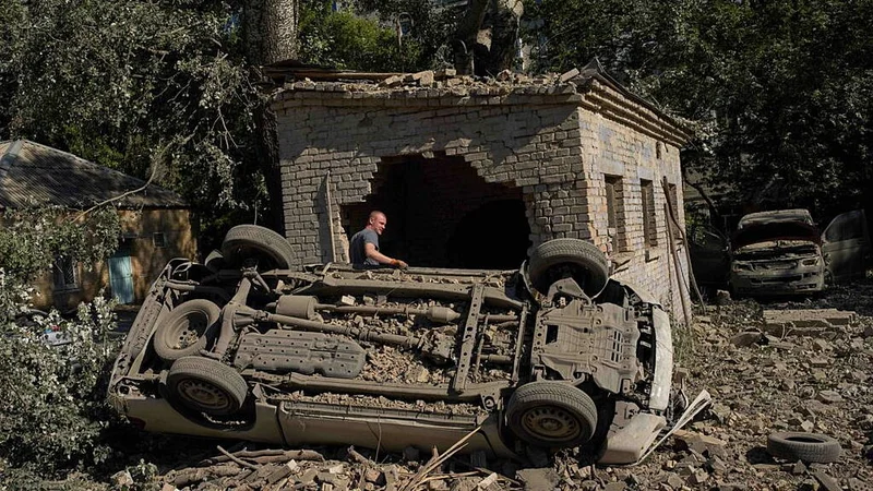Russian missile and drone barrage kills at least 16 in Ukraine’s Kyiv region
