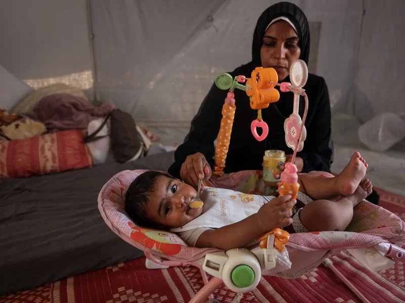 Breastfeeding in Gaza: Mothers seek help to provide for their babies