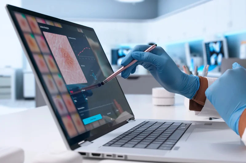 The benefits of medical AI assistance vary based on user expertise