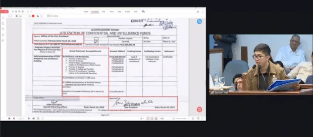 WATCH: COA witness flags non-compliant OVP confidential fund liquidation
