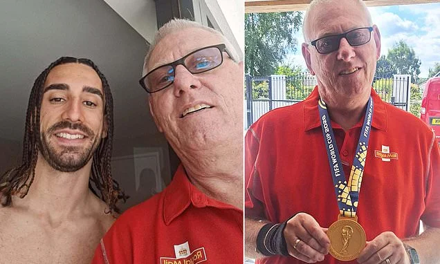 Spain's 'down to earth' World Cup hero Marc Cucurella praised for wholesome interaction with postman as he lets him wear his winner's medal