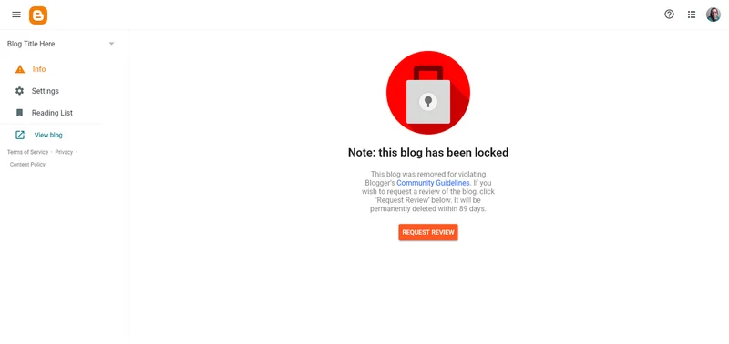 Google Blogger locks out thousands of users after malware false positive