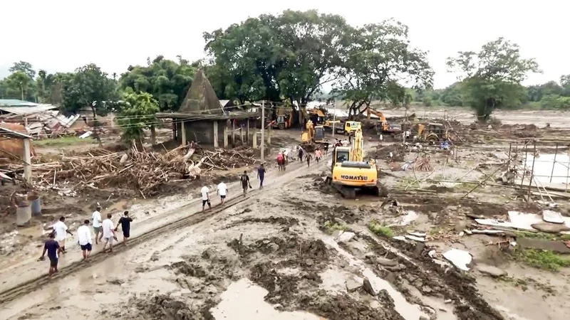 1.28 lakh people in seven Assam districts reel under floods; toll rises to 87 with two more deaths