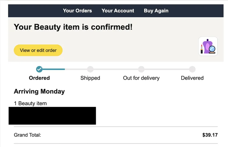 Why your Amazon order confirmation emails have become so unhelpful
