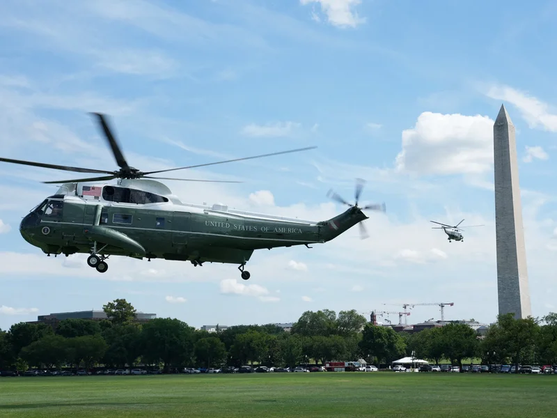 FAA says Trump’s Marine One briefly flew too close to passenger jet