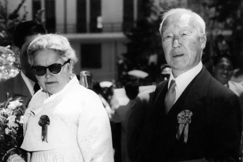 The Korean president's foreign wife