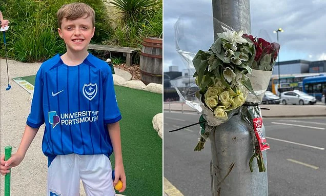 Pictured: Boy, 14, killed after he was hit by a bus as family pay tribute to their 'absolute world' who 'brought joy and laughter to everyone who knew him'