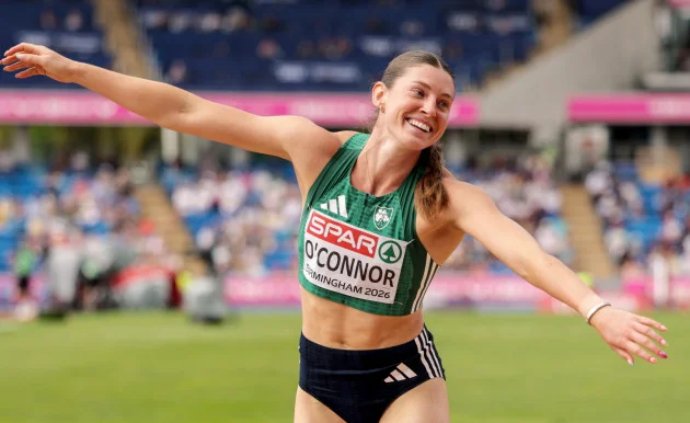 O’Connor takes heptathlon gold for Ireland’s third medal of European Championships