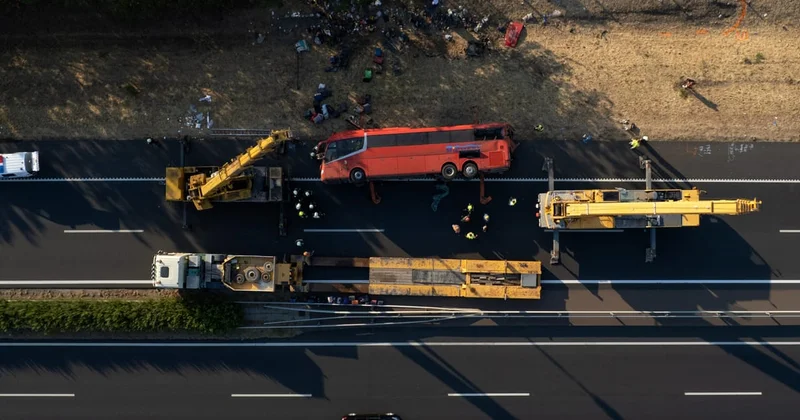 At least 12 killed as Polish pilgrimage bus overturns in Hungary