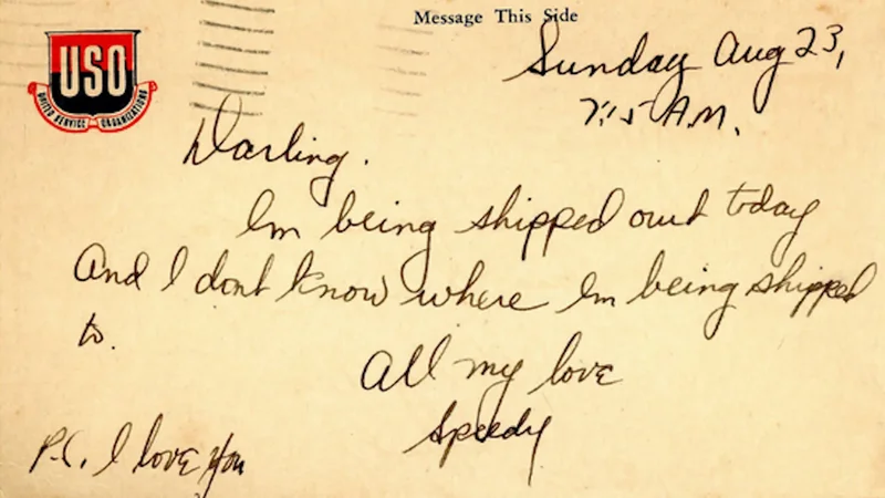 Read an WWII Army private’s letters back home for the first time