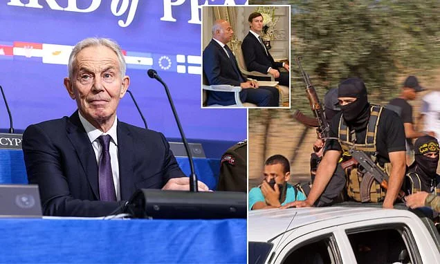 Blair and Kushner met with Hamas ahead of crunch talks with Netanyahu aimed at saving 15-point roadmap for peace in Gaza