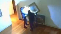 Moment €9m worth of art stolen from Italy museum