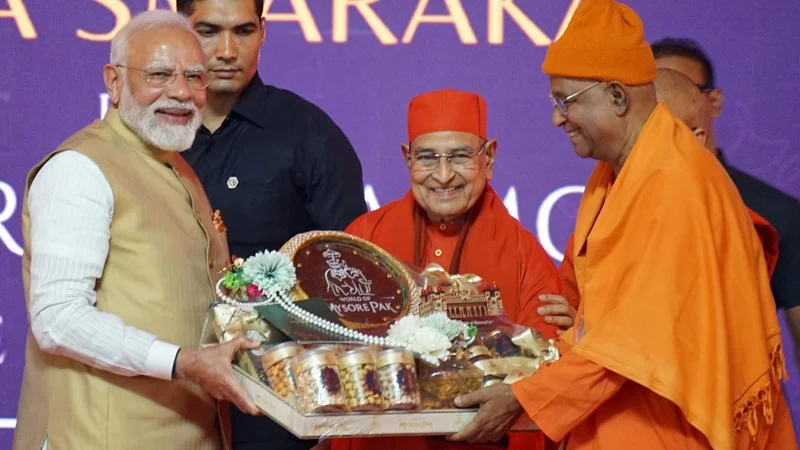 During visit to Mysuru, Indian Prime Minister Narendra Modi credits country’s youth for driving growth and innovation