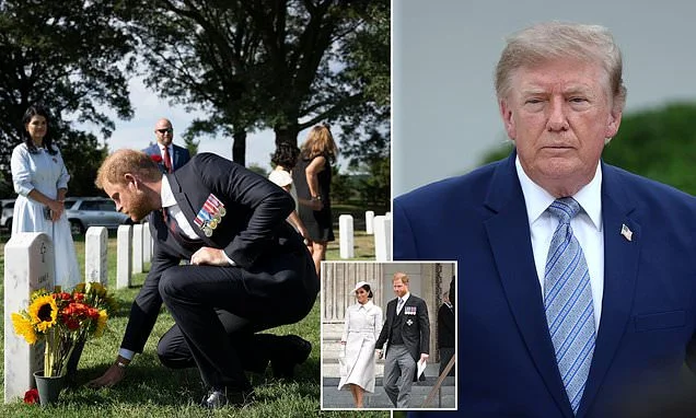 Prince Harry's secret visit to Trump's backyard days before UK return with Meghan was revealed