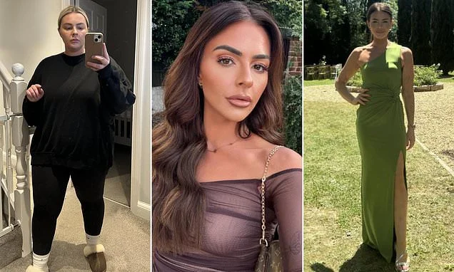 Woman showcases her post-breakup transformation as she sheds 9 stone and drops from a size 22 to a size 6 thanks to a gastric sleeve