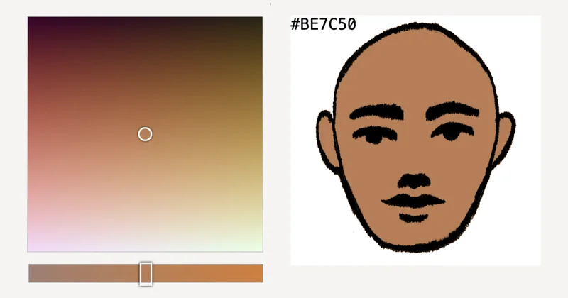 Show HN: Simple algorithm and color space to generate diverse skin tones