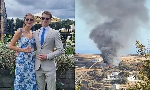 Greek helicopter 'suffered mechanical failure' before crash that killed Brit newlyweds - as officials call for tail rotor inspections