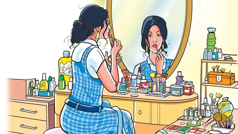 Messy make-up: cosmetics addiction takes the sheen out of childhood