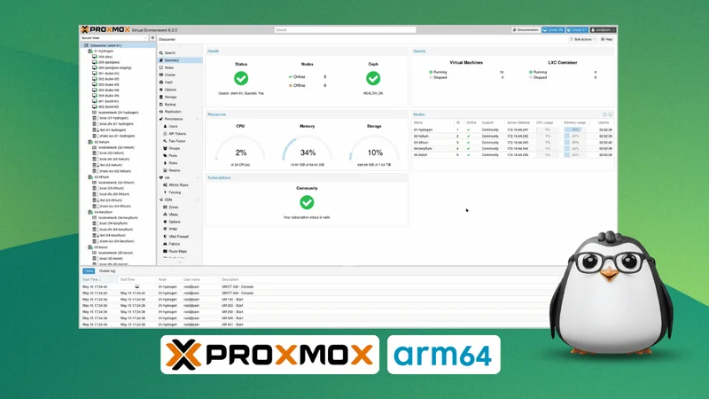 Proxmox Virtual Environment Officially Runs on ARM64, But Your Raspberry Pi Isn't Supported Yet