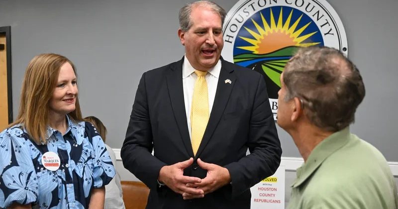 Trump-backed candidate wins crowded GOP primary in Alabama's new 2nd District