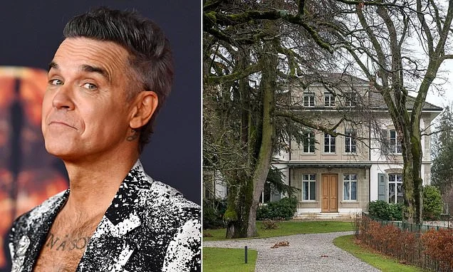 TALK OF THE TOWN: Robbie Williams hit by £12million loss over sale of Swiss estate he bought from golfing friend