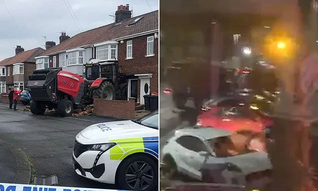Man faces prison after 'hotwired' tractor is rammed into family home at 'full throttle' by masked thugs
