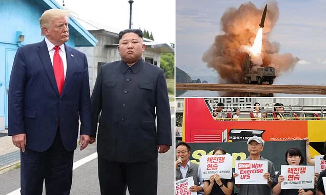 Trump gushes about Kim Jong Un as he orders scaled-back US military exercises with South Korea... after country's two-word snub over Iran war
