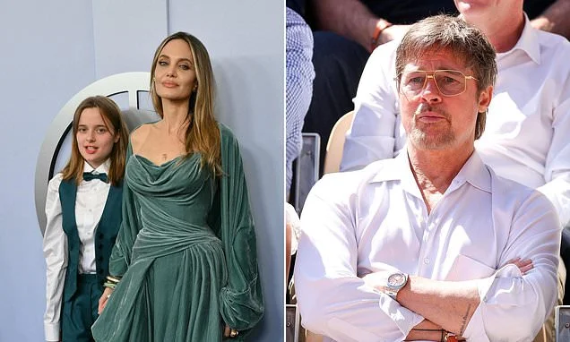 Brad Pitt's estranged daughter Vivienne, 18, takes out newspaper ad announcing she is dropping his surname... amid ongoing family drama