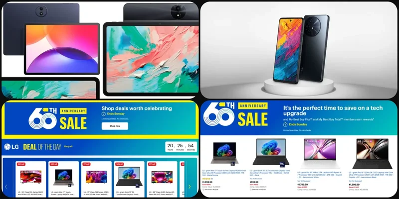 Deals: NXTPAPER Android tabs and phones from $160, 1-day LG sale – TVs from $330 and gram laptops up to $1,500 off, more