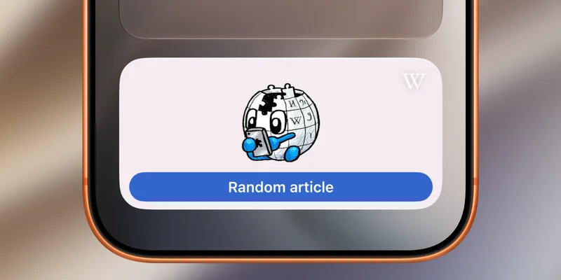 Wikipedia for iOS just added a fun, new app widget for your Home Screen