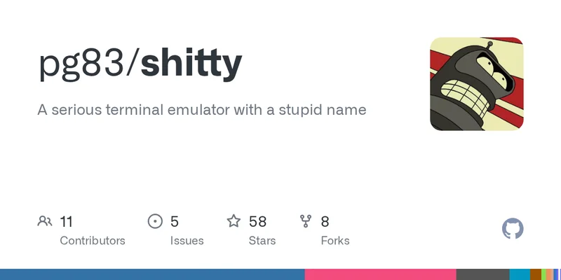 Show HN: Shitty – fast terminal. Memory-unsafe and faster than yours