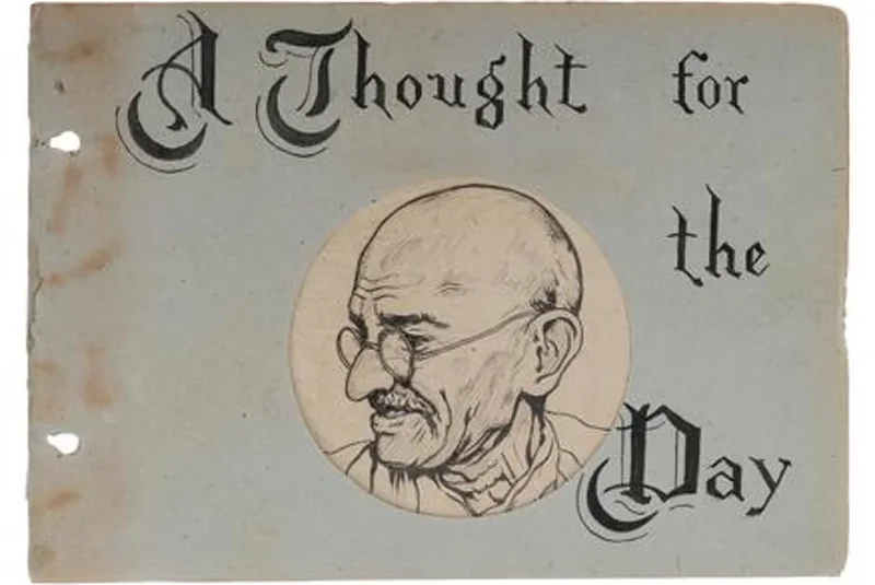 Mahatma Gandhi’s 688 handwritten messages to grieving friend sell for record £1.2m