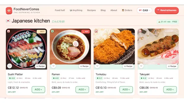 You can't buy anything on these food delivery and shopping sites. Here's why that's the point