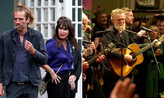 Pogues frontman Shane MacGowan's widow joins thousands of well-wishers paying tribute to Glen Hansard after star died in motorcycle crash
