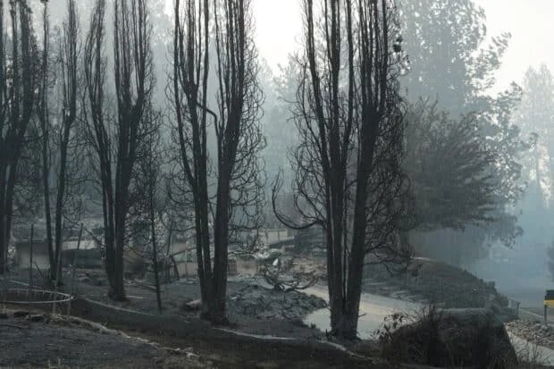 Washington state fires destroy buildings, force evacuation