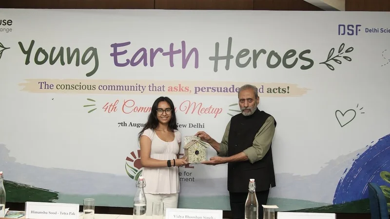 Young Earth Heroes Captain Siyona Munjal Leads Young Voices in Rethinking Consumption and Sustainability