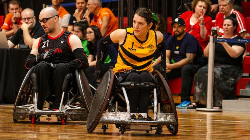 New mum returns to international 'murderball' with blunt new perspective