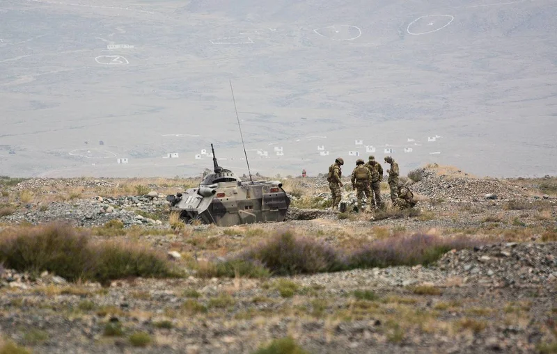 Collective Security Treaty Organization, CIS border troops drill interaction in crises