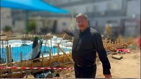 Israeli minister shows construction of dedicated execution unit for Palestinians