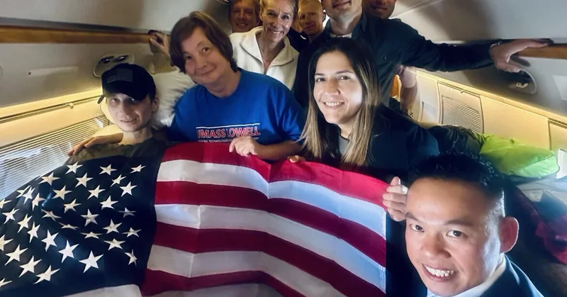 U.S. Marine veteran freed from Russian prison after nearly 4 years