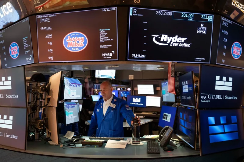 Stocks finish wild month with Amazon rising, Apple sinking and Seoul’s best day ever resulting in a 22% loss