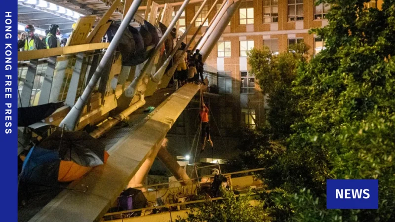 2019 protests: 6 seek appeals for obstructing justice over PolyU campus bridge escape