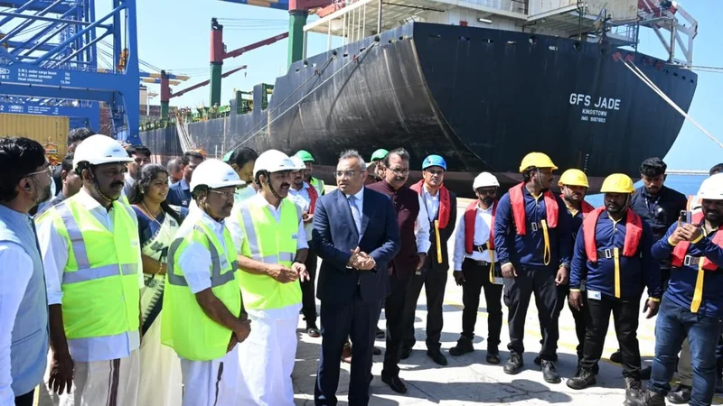 Keralam CM flags off Vizhinjam port EXIM operations, says this opens State’s development gateway to world