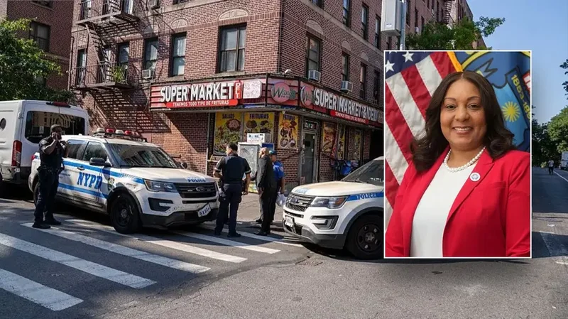 New York police official accused of driving getaway car for son in gang-related shooting