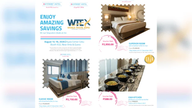 Bayfront Hotel Cebu Brings Exclusive Stay and Dining Deals to World Travel Expo 2026