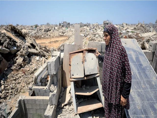 Gazans say Trump's plan jars with grim reality
