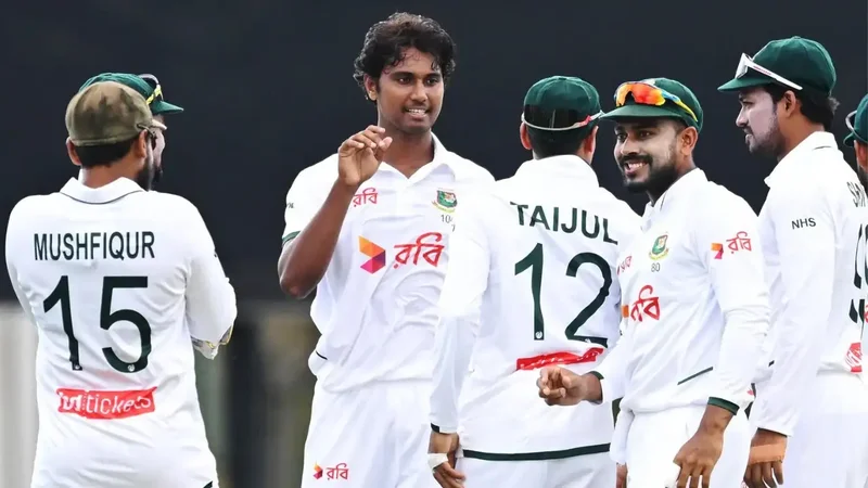 Hasan Mahmud’s 6-55 rattles Australia for 198; Bangladesh take control on day 1
