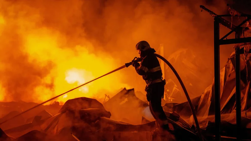 Ukrainian capital lit up by massive overnight Russian strikes, killing 17